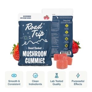 Desert Stardust Mushroom Gummies - Strawberry