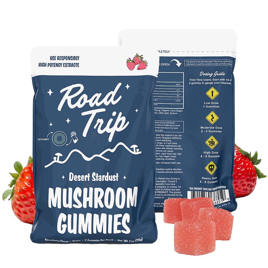 Desert Stardust Mushroom Gummies - Strawberry Desert Stardust Mushroom Gummies - Strawberry