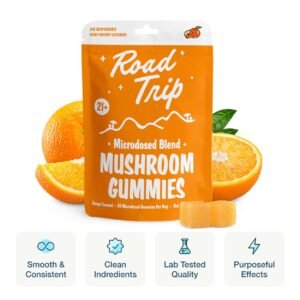 Road Trip - MICRODOSED Gummies + Functional Mushrooms - Orange