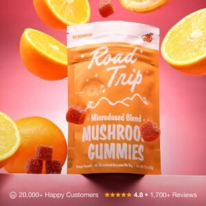 Road Trip - MICRODOSED Gummies + Functional Mushrooms - Orange