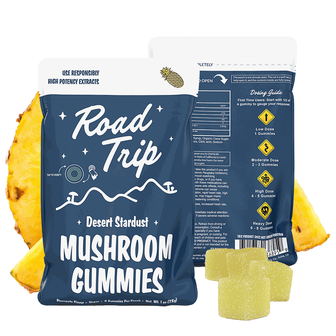 Desert Stardust Mushroom Gummies - Pineapple Desert Stardust Mushroom Gummies - Pineapple