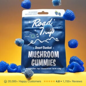 Desert Stardust Mushroom Gummies - Blue Raspberry